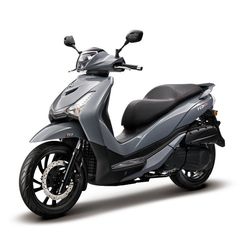 Scooter Sym HD 300i  ABS/TCS Top Box grey