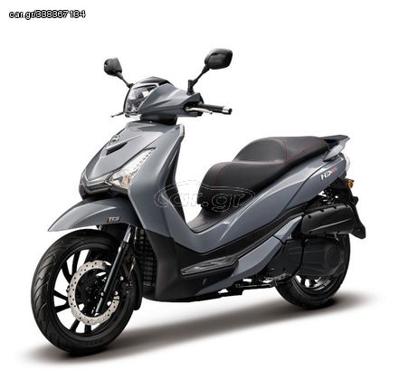 Scooter Sym HD 300i  ABS/TCS Top Box grey