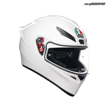 ΚΡΑΝΟΣ FULL FACE K1 S WHITE ECE 22.06 |AGV