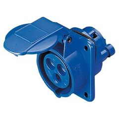 ARTLIGHT GW62216 32A 3 Pin 230V Panel Mounting Socket Outlet IP44 - ArtSound and Lights