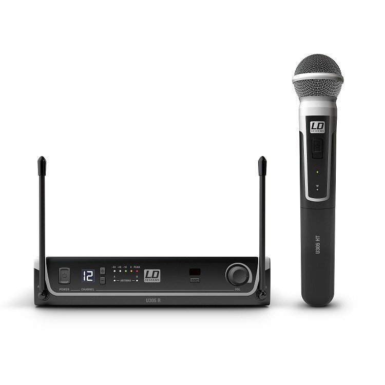 LD SYSTEMS U305 HHD Wireless System with Dynamic Handheld Microphone 12Ch - LD SYSTEMS