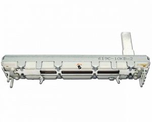 ALPS RS45112A6A05 10KBx2 RS45 Fader 60mm B103 STEREO - ALPS