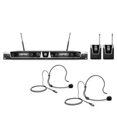 LD Systems U505 BPH 2 Wireless Microphone System with 2 x Bodypack and 2 x Headset 584 - 608 MHz - LD SYSTEMS