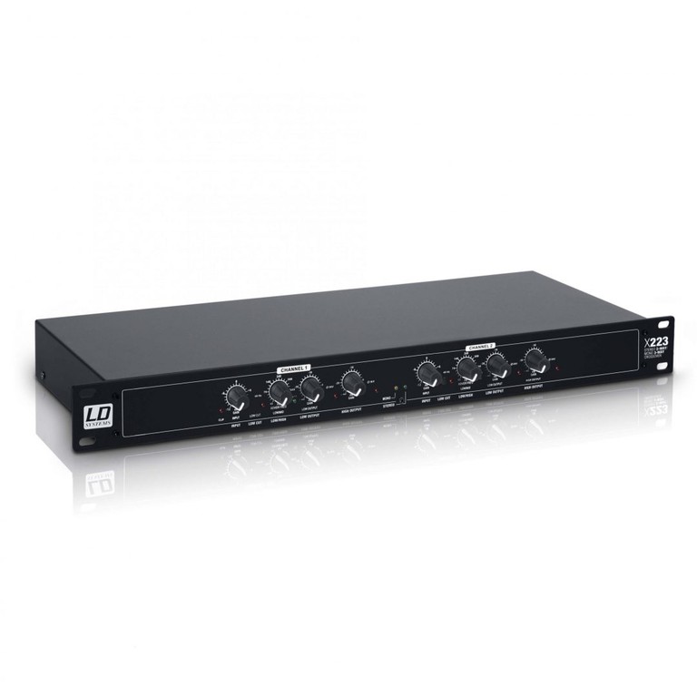 LD Systems X 223 Active Crossover Stereo 2Way / 3Way Mono - LD SYSTEMS
