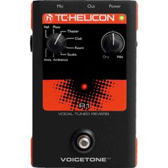 TC-HELICON VOICETONE R1 Vocal Tuned Reverb Pedal - TC ELECTRONIC