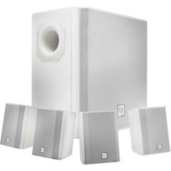 ELECTRO VOICE  EVID-S44W One Subwoofer and Four-Satellite Wall Mount Speaker System (White) - ELECTRO VOICE