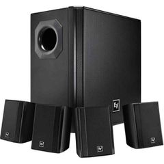 ELECTRO VOICE EVID-S44 One Subwoofer and Four-Satellite Wall Mount Speaker System (Black) - ELECTRO VOICE