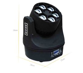 ARTLIGHT AL-610MB MINI BEE 6*10W RGBW MOVING HEAD LED LIGHT - ArtSound and Lights