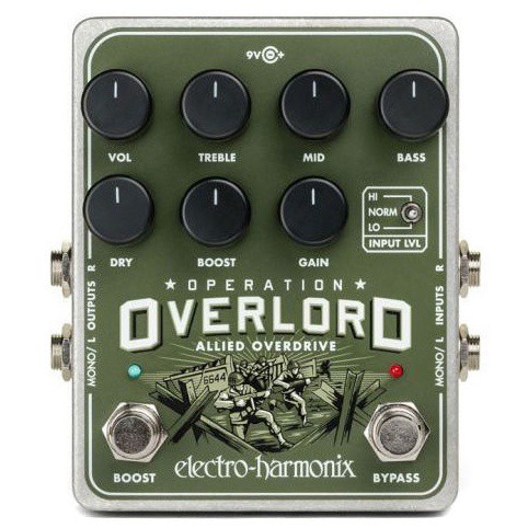 ELECTRO HARMONIX Overlord Effects Pedal Overdrive - ELECTRO-HARMONIX