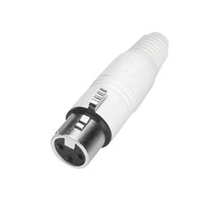 Adam Hall 7931 3-PIN XLR female Connector, white - Adam Hall