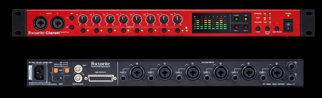 FOCUSRITE CLARETT OCTOPRE Microphone preamplifier - FOCUSRITE