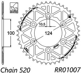 σετ αλυσιδογραναζα sprocket set RYNO DC-27 DUCATI MULTISTRADA 620 05-06