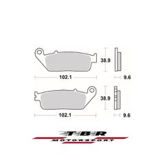 ΟΡΓΑΝΙΚΑ ΤΑΚΑΚΙΑ SP ORGANIC BRAKE PADS SP TBR720