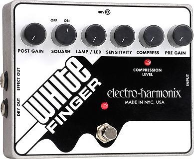 ELECTRO HARMONIX White Finger Compressor Pedal - ELECTRO-HARMONIX