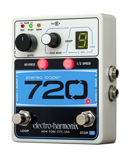ELECTRO HARMONIX 720 Stereo Looper Pedal Effect - ELECTRO-HARMONIX