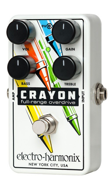 ELECTRO HARMONIX Crayon 75 Effects Pedal Full Overdrive - ELECTRO-HARMONIX