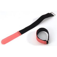 Adam Hall VR 2020 RED - Hook and Loop Cable Tie 20 cm red - Adam Hall