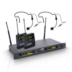 LD Systems LDWIN42BPH2 WIN 42 Series - Wireless Microphone System with 2 x Belt Pack and 2 x Headset - LD SYSTEMS