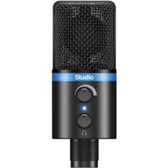 IK MULTIMEDIA iRiG MIC STUDIO BLACK Ultra-compact audio/video stereo field mic for iPhone, iPad and iPod touch - IK Multimedia