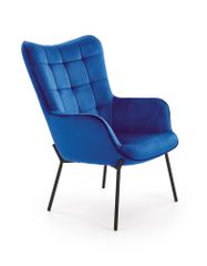 CASTEL l. chair dark blue DIOMMI V-CH-CASTEL-FOT-GRANATOWY DIOMMI-60-20508