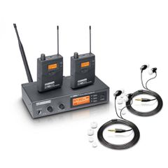 LD Systems LDMEI1000G2BUND - In-Ear Monitoring System wireless with 2 x belt pack and 2 x in-ear headphones - LD SYSTEMS