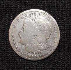 Αμερικανικό dollar Morgan 1890 "Ο" *900 SILVER*   ***130+ ετών*** 