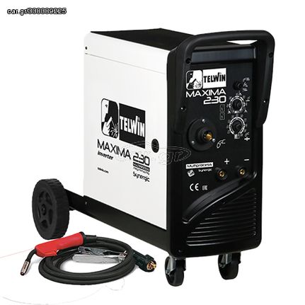 TELWIN ELEMENTS  ΗΛΕΚΤΡΟΣΥΓΚΟΛΛΗΣΕΙΣ INVERTER ΣΥΡΜΑΤΟΣ   TELWIN MAXIMA 230 SYNERGIC   TELWIN MAXIMA 230 SYNERGIC 816088