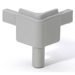 Adam Hall Q4502MAG - Corner for Lid Location male alu greyAdam Hall Hardware Easy Case - Corner for Lid Location male alu grey - Adam Hall