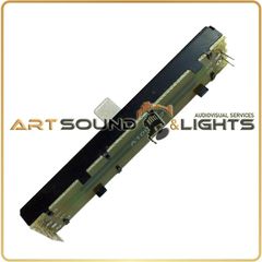 AFTERMARKET A100KX2 87mm 12mm shaft STEREO SLIDE FADER FOR MIXER BEHRINGER VMX1000 and more - ArtSound and Lights