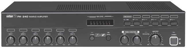 INTER-M PA-240 MIXER-AMP 6 INPUTS 240W - InterM