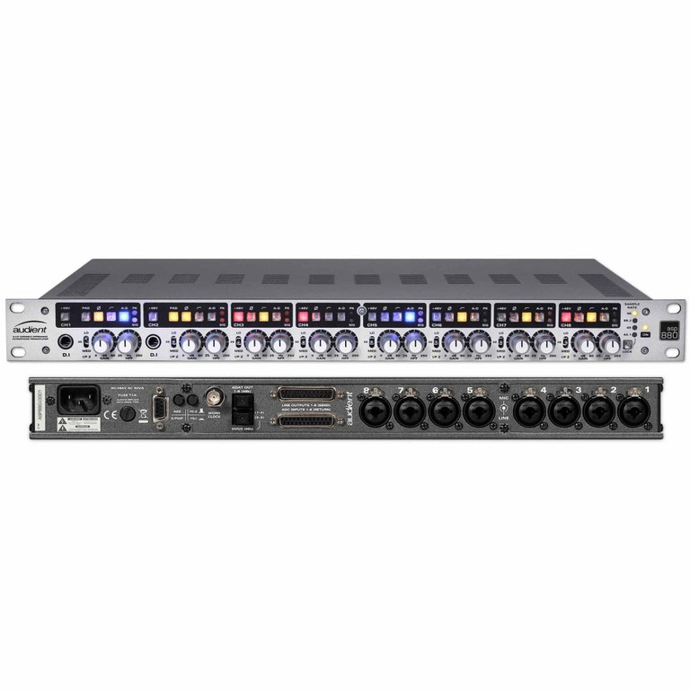 AUDIENT ASP-880 Microphone Preamplifier 8Mic - AUDIENT