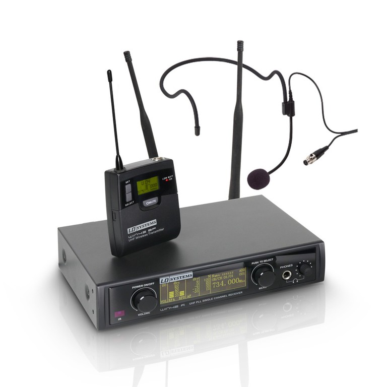 LD Systems LDWIN42BPH WIN 42 Series - Wireless Microphone System with Belt Pack and Headset - LD SYSTEMS