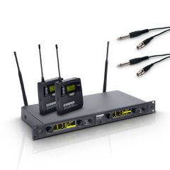 LD Systems LDWIN42BPG2 WIN 42 Series - Wireless Microphone System with 2 x Belt Pack and 2 x Gitarrenkabel - LD SYSTEMS