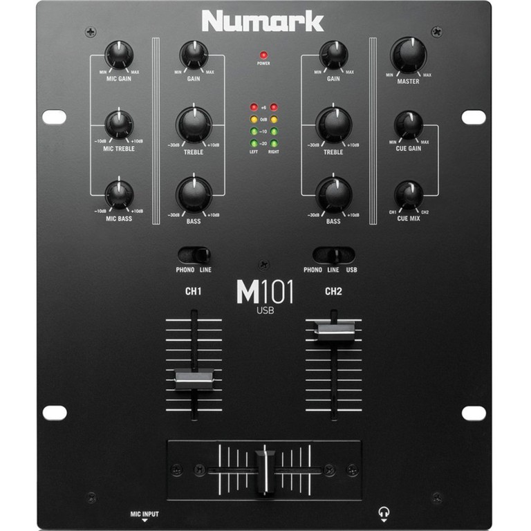 NUMARK M-101-USB Table Dj Mixer Black - NUMARK