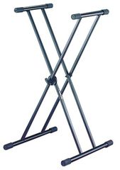 QUIKLOK T-20BK Single Keyboard Stand with Double Brace - Quiklok