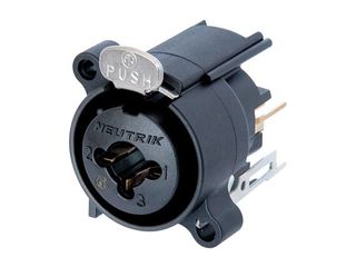NEUTRIK NCJ6FA-V XLR-JACK COMBO / HYBRID CHASSIS CONNECTOR FEMALE - Neutrik
