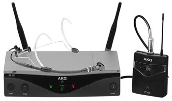 AKG WMS 420 HEADSET Professional Wireless Microphone System - AKG