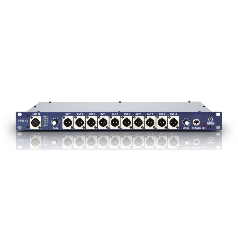 PALMER PPB10 Pro Press Patch Box - Press Patch Box 10-channel - PALMER AUDIO