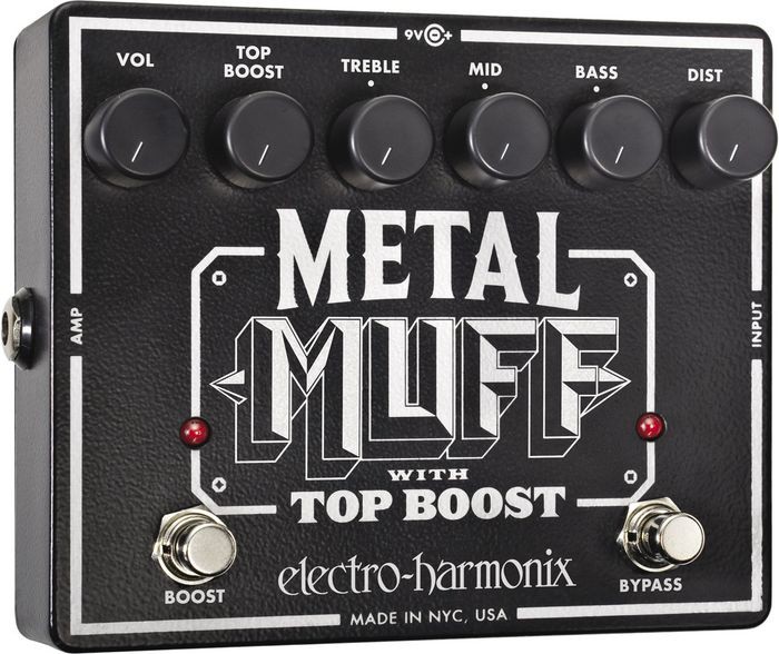 ELECTRO-HARMONIX Metal Muff Distortion with Top Boost - ELECTRO-HARMONIX