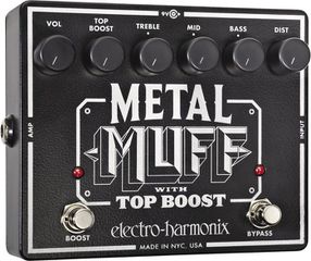 ELECTRO-HARMONIX Metal Muff Distortion with Top Boost - ELECTRO-HARMONIX
