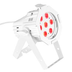 CAMEO CLPSTMINIQ8WWH Studio Mini PAR - 7 x 8 W QUAD Colour LED PAR Can RGBW in white housing - CAMEO