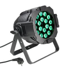 CAMEO CLPST64Q8W Studio PAR 64 CAN - 18 x 8W QUAD Colour LED PAR Can RGBW in black housing - CAMEO