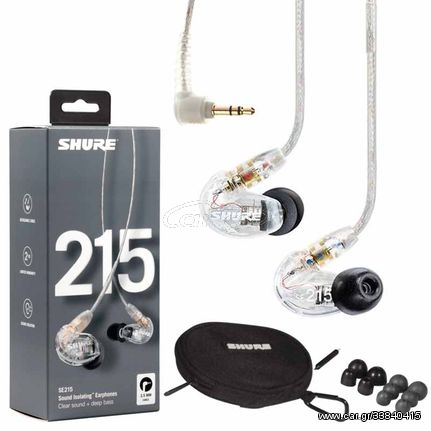 Shure SE215 CL In Ear Phones Sound Isolating - Shure