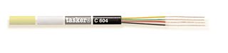 TASKER C604 Flat Telephone cable 4 way for RJ45 white - TASKER-thumb-1