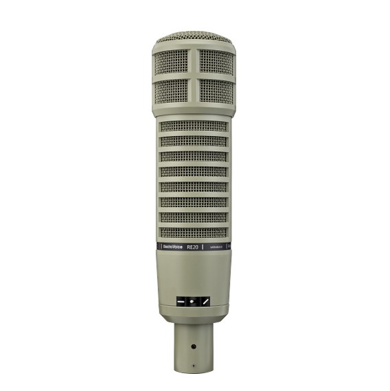 ELECTRO VOICE RE-20 Broadcast Announcers Microphone w/ Variable-Dre - ELECTRO VOICE