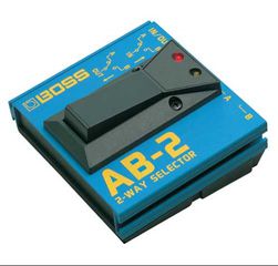 BOSS AB-2 FOOTSWITCH 2-WAY SELECTOR 2 INPUT/2 OUTPUT - Boss