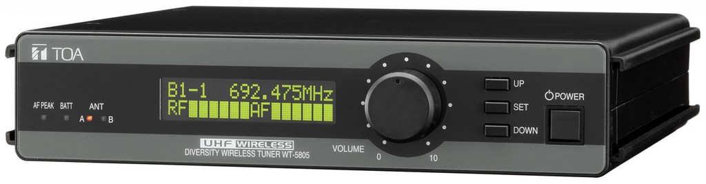 TOA WT-5805 UHF Wireless Tuner - TOA