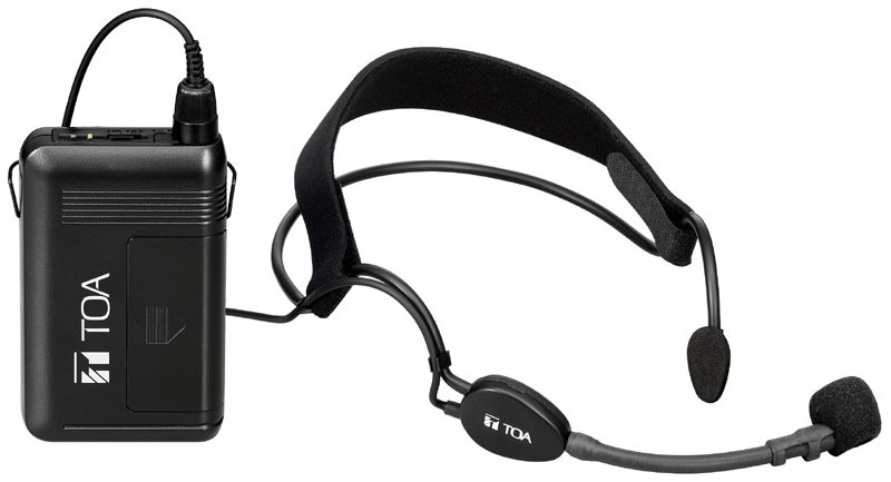 TOA WM-5320A UHF Headset Wireless Microphone - TOA