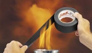 PROGAFF FG4825BK Fireproof Pro Gaffer Black Mat (Gaf Fire) 48mm x 25m - Protapes and Specialties