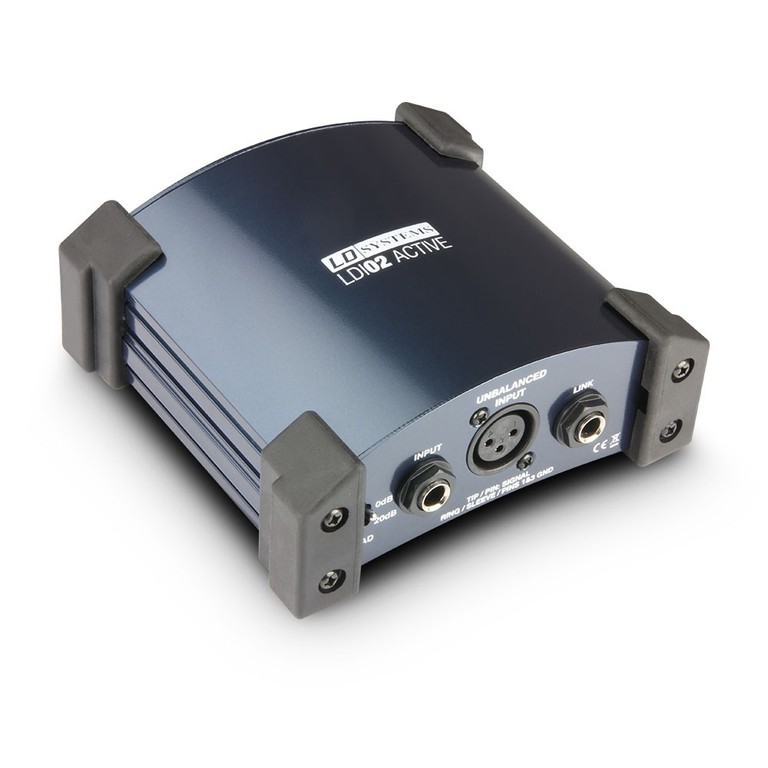 LD SYSTEMS LDI02-ACTIVE D.I BOX w-BATTERY - LD SYSTEMS